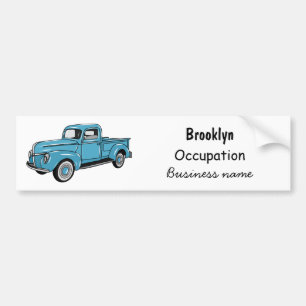 Autocollant De Voiture Illustration classique de la caricature pour camio