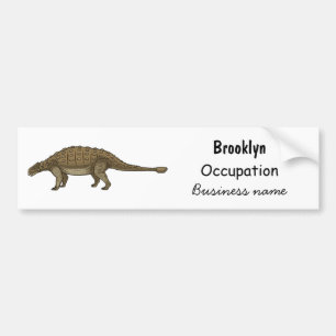 Autocollant De Voiture Illustration d'Ankylosaurus
