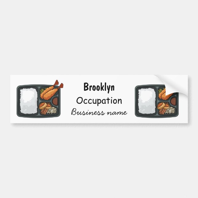 Autocollant De Voiture Illustration de Bento (Devant)
