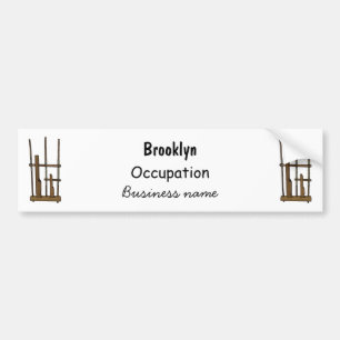 Autocollant De Voiture illustration de dessin animé d'angklung