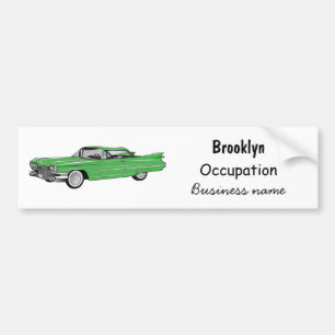 Autocollant De Voiture Illustration de dessin de voiture classique 1959