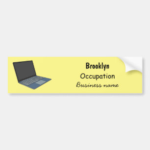 Autocollant De Voiture Illustration de dessin sur ordinateur portable