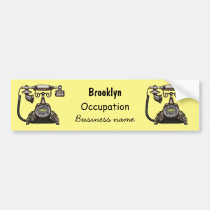 Autocollant De Voiture Illustration de dessin téléphonique