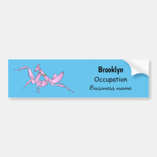Autocollant De Voiture Illustration de l'orchidée mante
