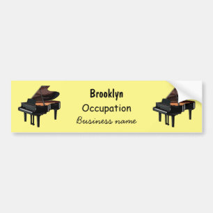 Autocollant De Voiture Illustration de piano