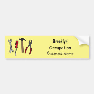 Autocollant De Voiture Illustration des outils de menuiserie