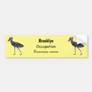 Autocollant De Voiture Illustration d'oiseau de cordonnier
