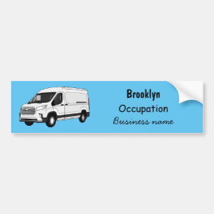 Autocollant De Voiture Illustration du fourgon de livraison