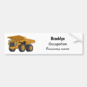 Autocollant De Voiture Illustration d'un camion à grande échelle