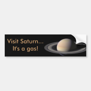 Autocollant De Voiture Image merveilleuse de Saturn de la NASA