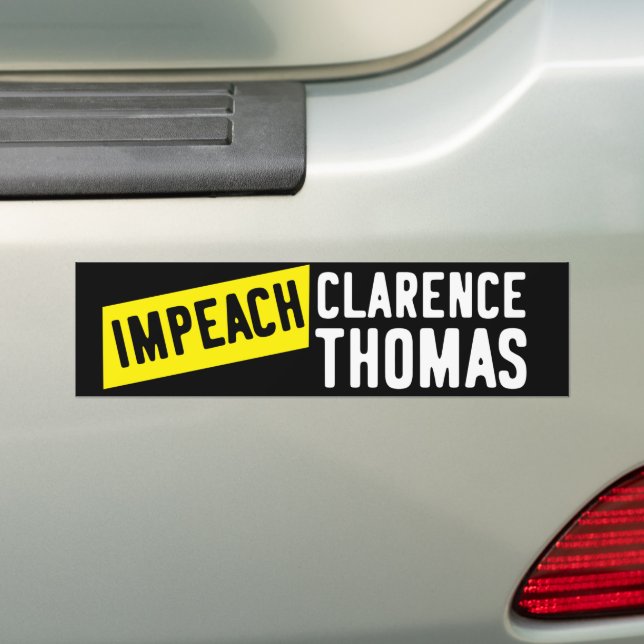 Autocollant De Voiture Impeach Clarence Thomas (En voiture)