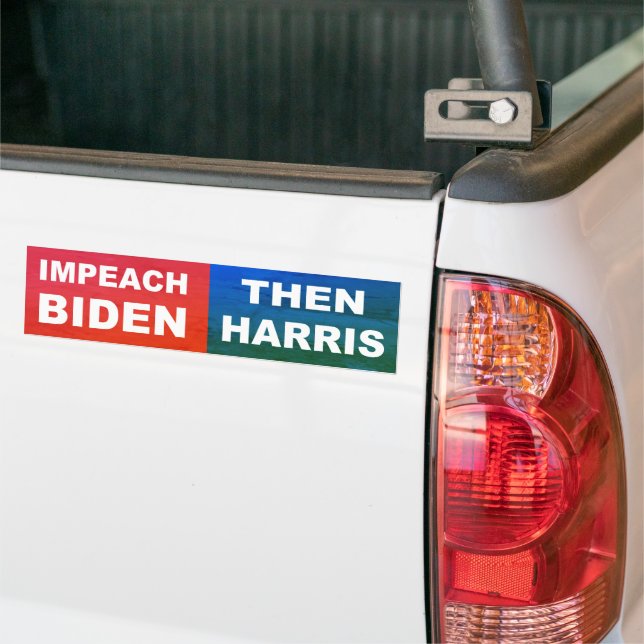 Autocollant De Voiture Impeindre Biden et Harris (Sur camion)