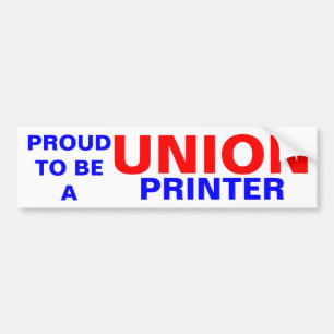 AUTOCOLLANT DE VOITURE IMPRIMANTE UNION