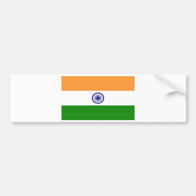 AUTOCOLLANT DE VOITURE INDE (Devant)