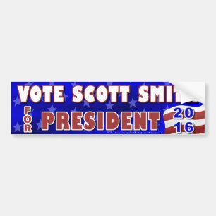 Autocollant De Voiture Indépendant 2016 de président élection de Scott