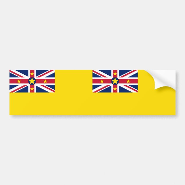 Autocollant De Voiture Indicateur Niue (Devant)