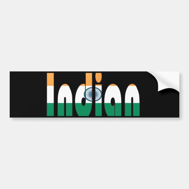 Autocollant De Voiture indien (Devant)