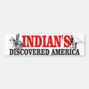 Autocollant De Voiture Indien DÉCOUVERT