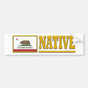 Autocollant De Voiture Indigène de la Californie