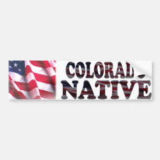 Autocollant De Voiture Indigène du Colorado