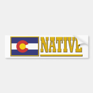 Autocollant De Voiture Indigène du Colorado