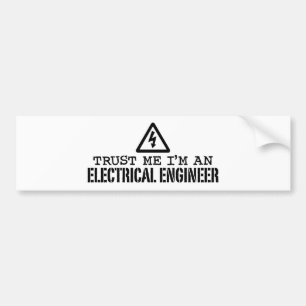 Autocollant De Voiture Ingénieur électrique
