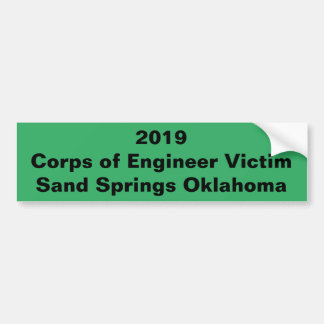 Autocollant De Voiture Inondation de Sand Springs l'Oklahoma 2019