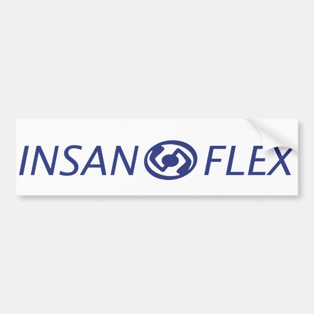 Autocollant De Voiture Insanoflex horizontal (Devant)