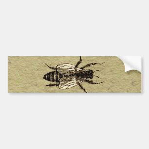 Autocollant De Voiture Insecte de la faune de l'abeille Queen