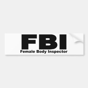 Autocollant De Voiture Inspecteur de corps féminin