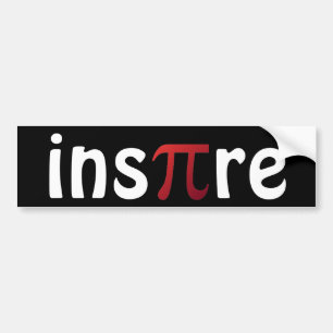 Autocollant De Voiture Inspirez le jour du geek pi de maths de