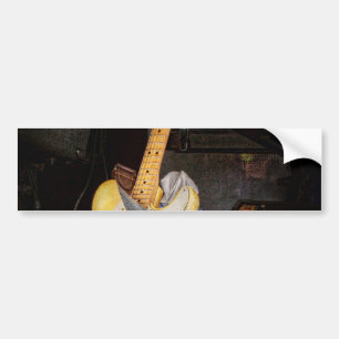 Autocollant De Voiture Instrument - guitare - jouant dans une bande