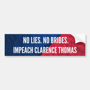 Autocollant De Voiture Interdire Clarence Thomas Juge de la Cour suprême