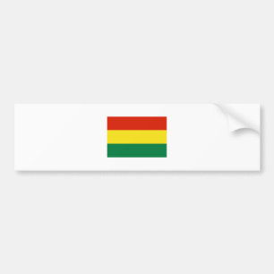 Autocollant De Voiture International de DRAPEAU de la Bolivie