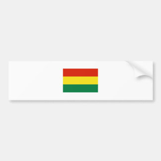 Autocollant De Voiture International de DRAPEAU de la Bolivie