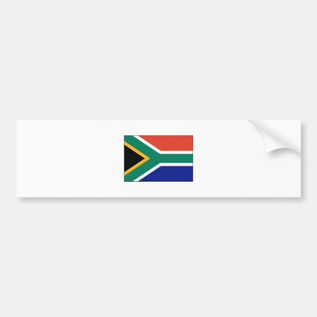 Autocollant De Voiture International de DRAPEAU de l'Afrique du Sud (Devant)