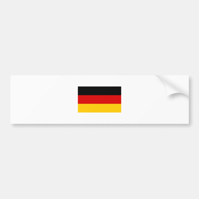 Autocollant De Voiture International de DRAPEAU de l'Allemagne (Devant)