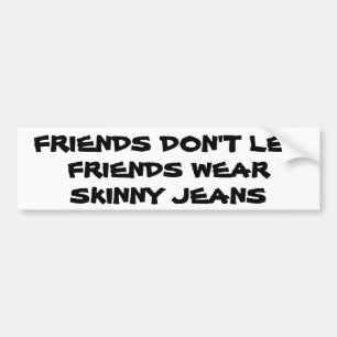 Autocollant De Voiture Intervention maigre de jeans