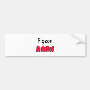Autocollant De Voiture Intoxiqué de pigeon