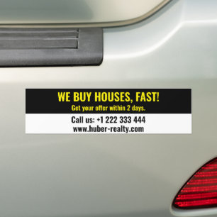 Autocollant De Voiture Investisseur immobilier simple