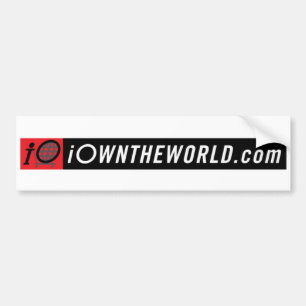 Autocollant De Voiture iOwnTheWorldBannerLogo