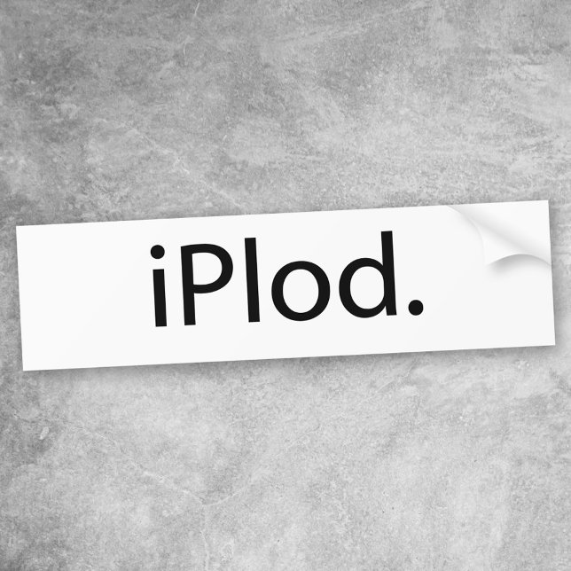 Autocollant De Voiture iPlod (Créateur téléchargé)