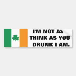 Autocollant De Voiture Irlandais