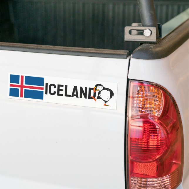 Autocollant De Voiture Islande (Sur camion)