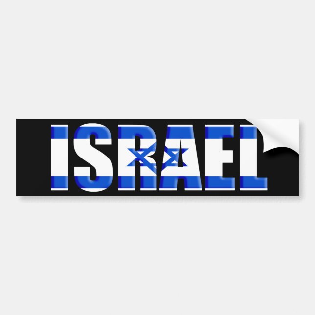 Autocollant De Voiture Israël (Devant)