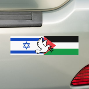 Autocollant De Voiture Israël Drapeau Palestine cessez-le-feu