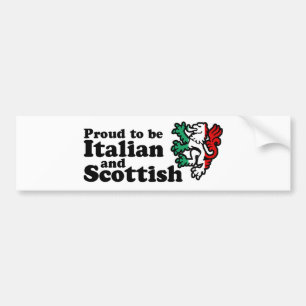 Autocollant De Voiture Italien écossais