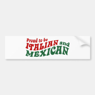 Autocollant De Voiture Italien mexicain
