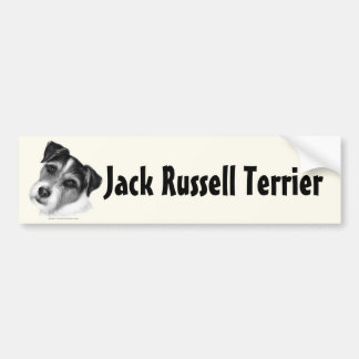 Autocollant De Voiture Jack (pasteur) Russell Terrier