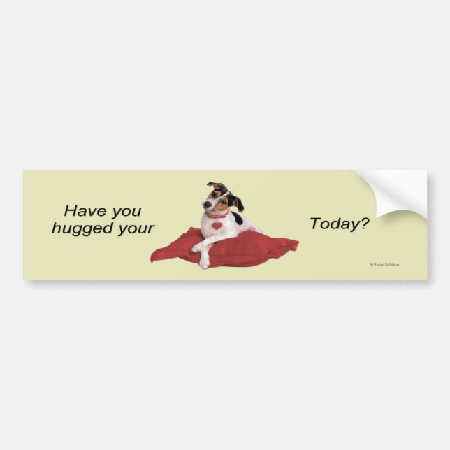 Autocollant De Voiture jackrussell_bumpersticker (Devant)
